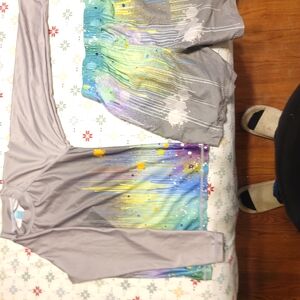 Colorful Drip Art Swimwear Set